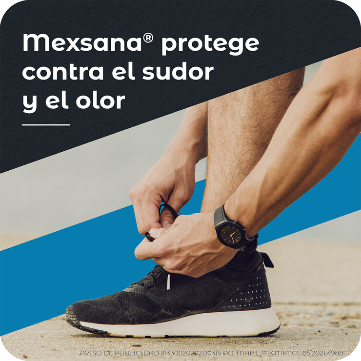 Mexsana Talco Spray Desodorante para Pies3 Frascos de 150mL c/u