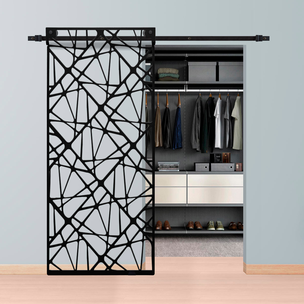 International Door Supply, Celosía Corrediza Rombus