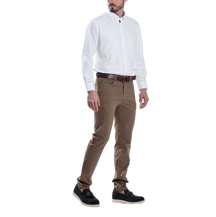 Chaps Camisa para Caballero Blanco Cuello 15/15.5 Manga 34/34