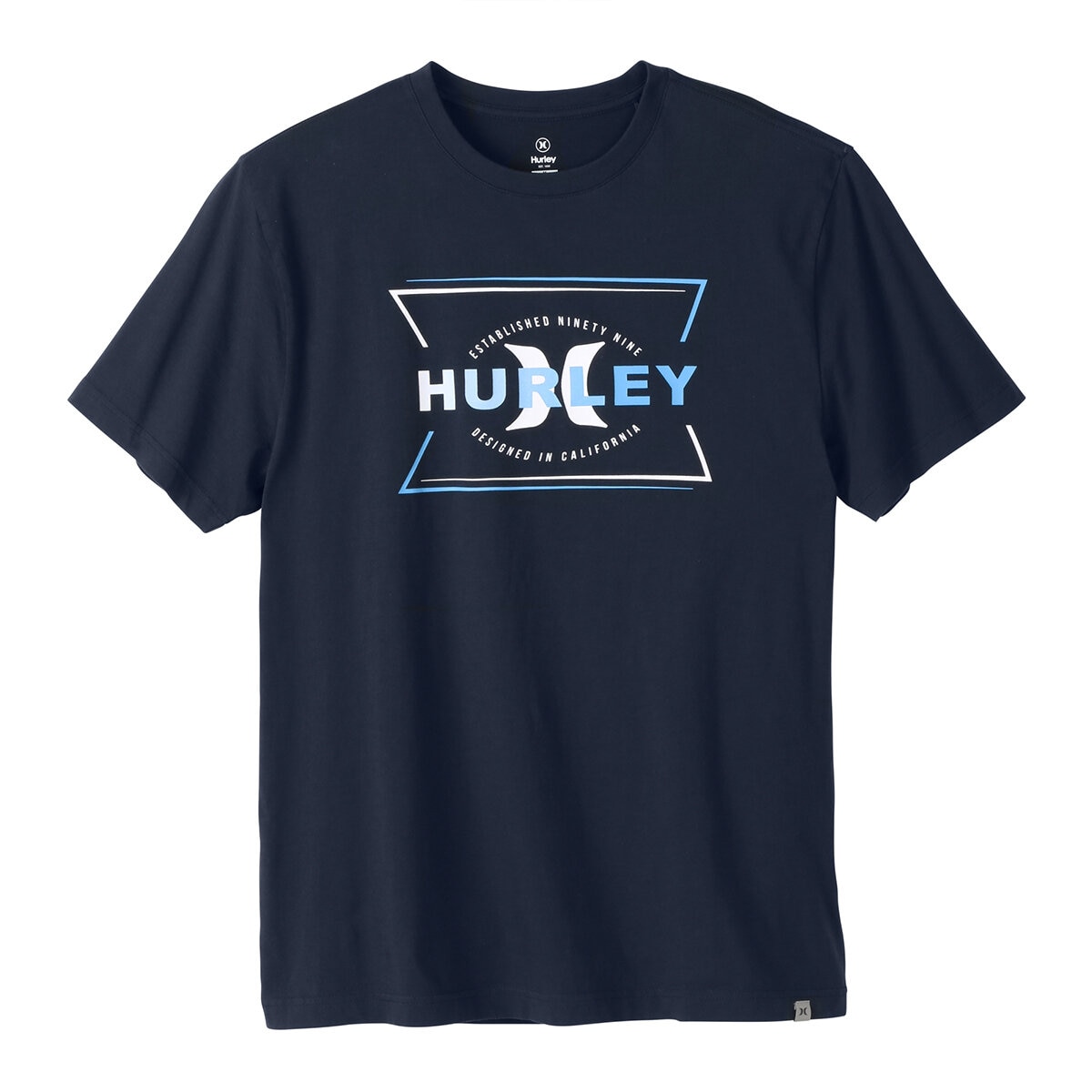 Hurley Playera para Caballero Azul Extra Grande