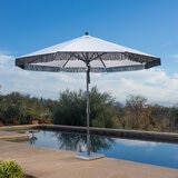 Sunvilla, Sombrilla Cabana de 3m con Fleco , Color Blanco