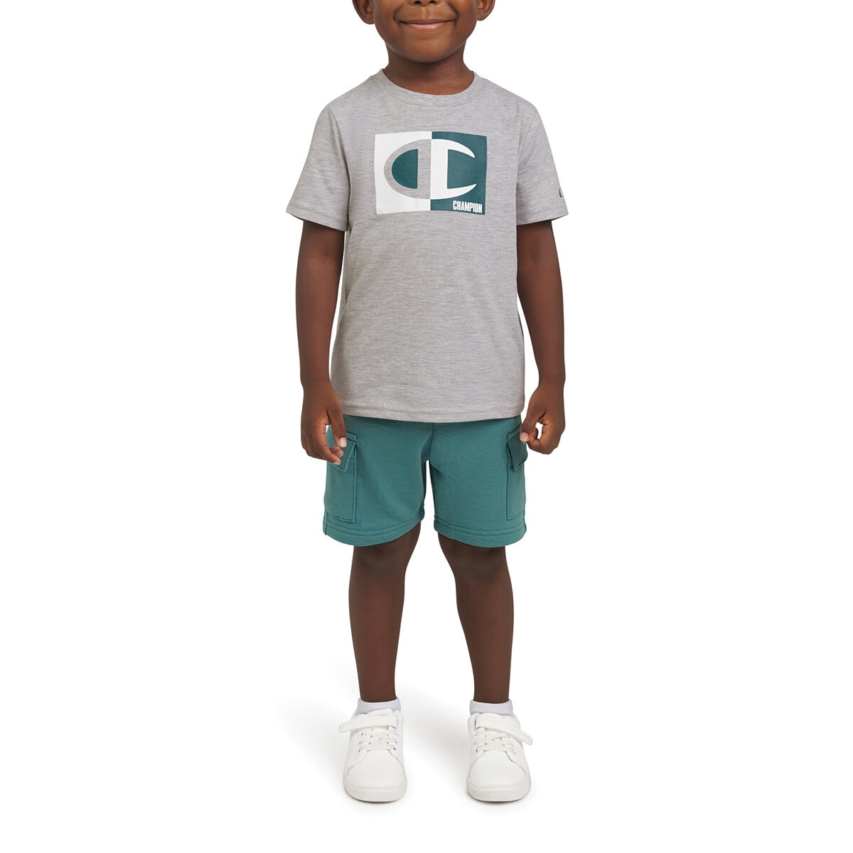 Champion Conjunto de 4 piezas para Niños y Niñas Gris / Gris Oscuro 2 Años