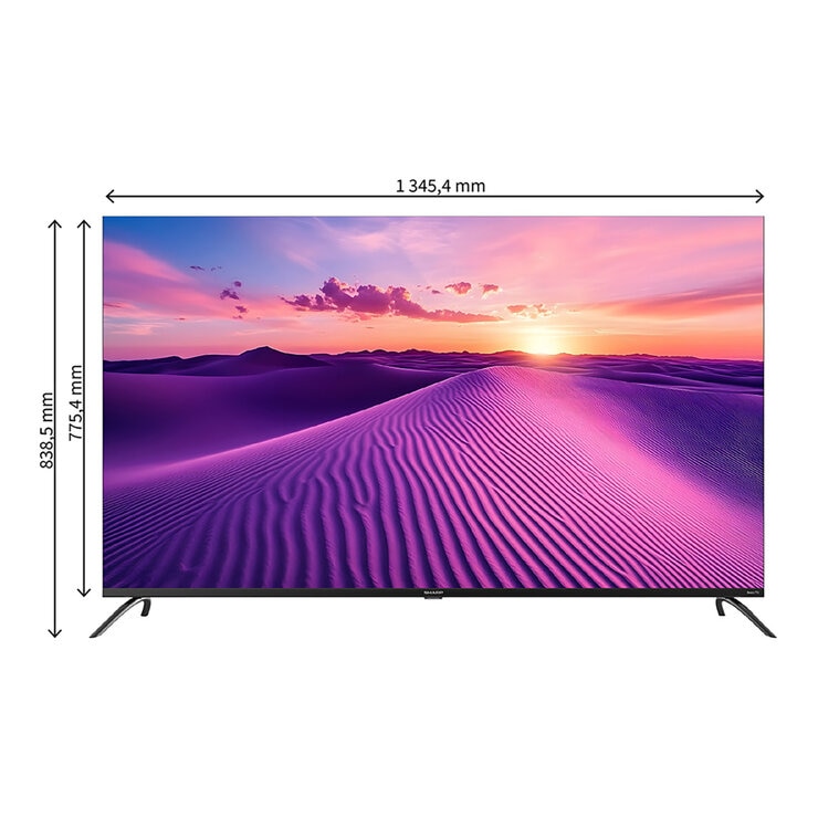 Sharp Pantalla 60" UHD 4K Smart TV