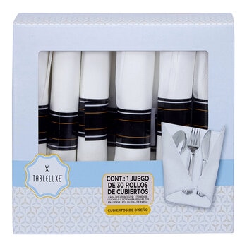 Tableluxe Rollos de Cubiertos 30 pzas Tableluxe Rollos de Cubiertos 30 pzas