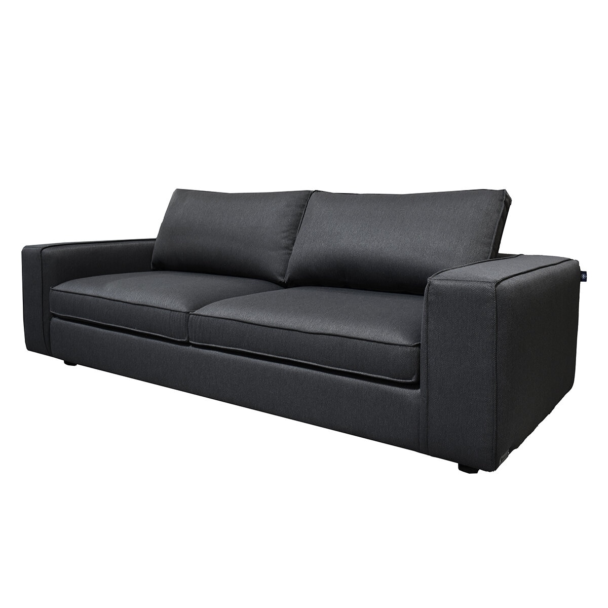 Muebles Liz, Lenox, Sofa Gris Obscuro