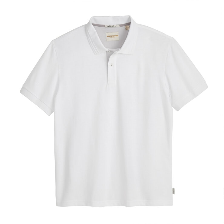 Scotch & Soda Polo para Caballero Blanco Grande