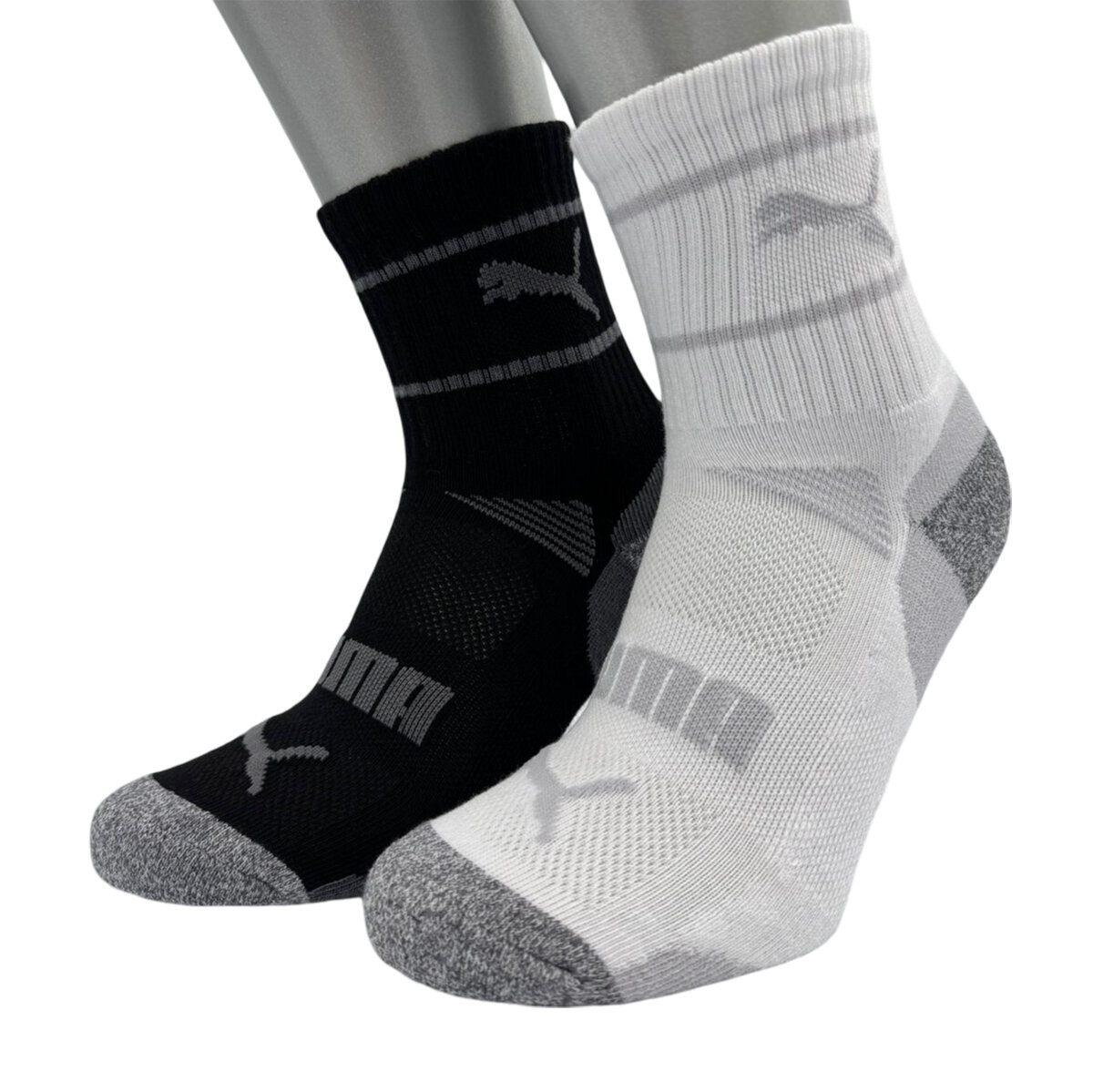 Puma Calcetines para Dama 6 piezas Negro