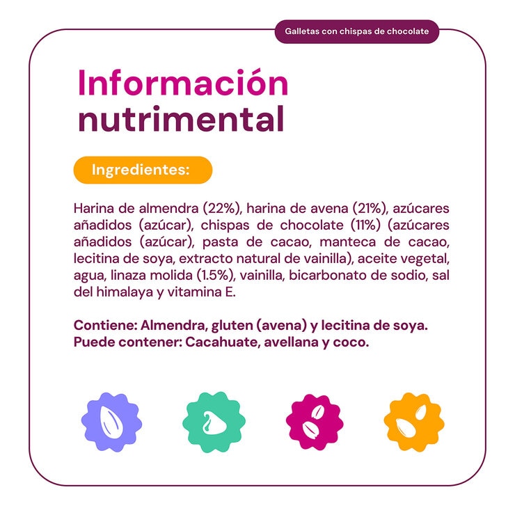 Morama Galletas Chispas Chocolate 384 g