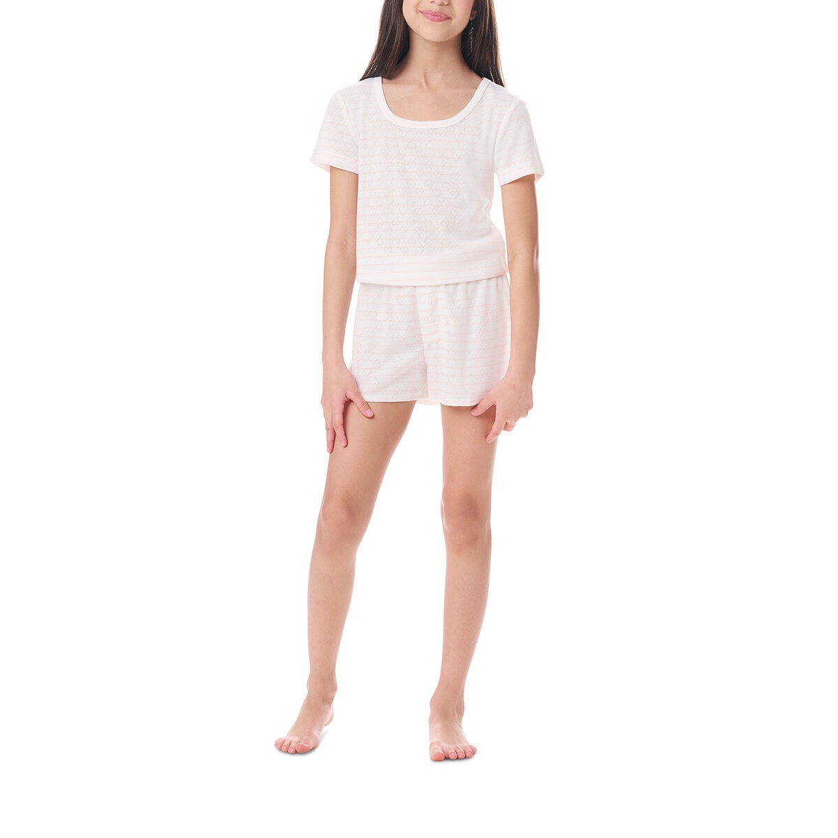 Splendid Pijama 4 piezas para Niñas Rosa 5 / 6 Años