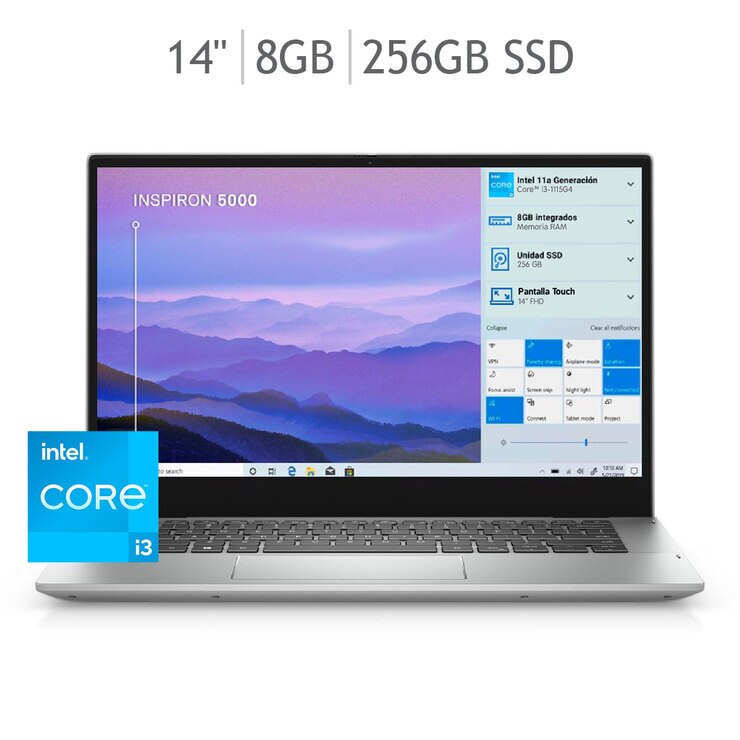 Dell Inspiron 2 en 1 Laptop 14" Intel® Core™ i31115G4 8GB 256GB SSD