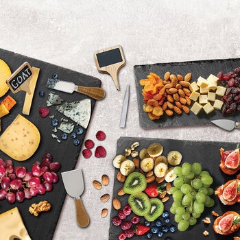 Birdrock Home Juego de Pizarras para Servir, 13 piezas Birdrock Home Juego de Pizarras para Servir, 13 piezas