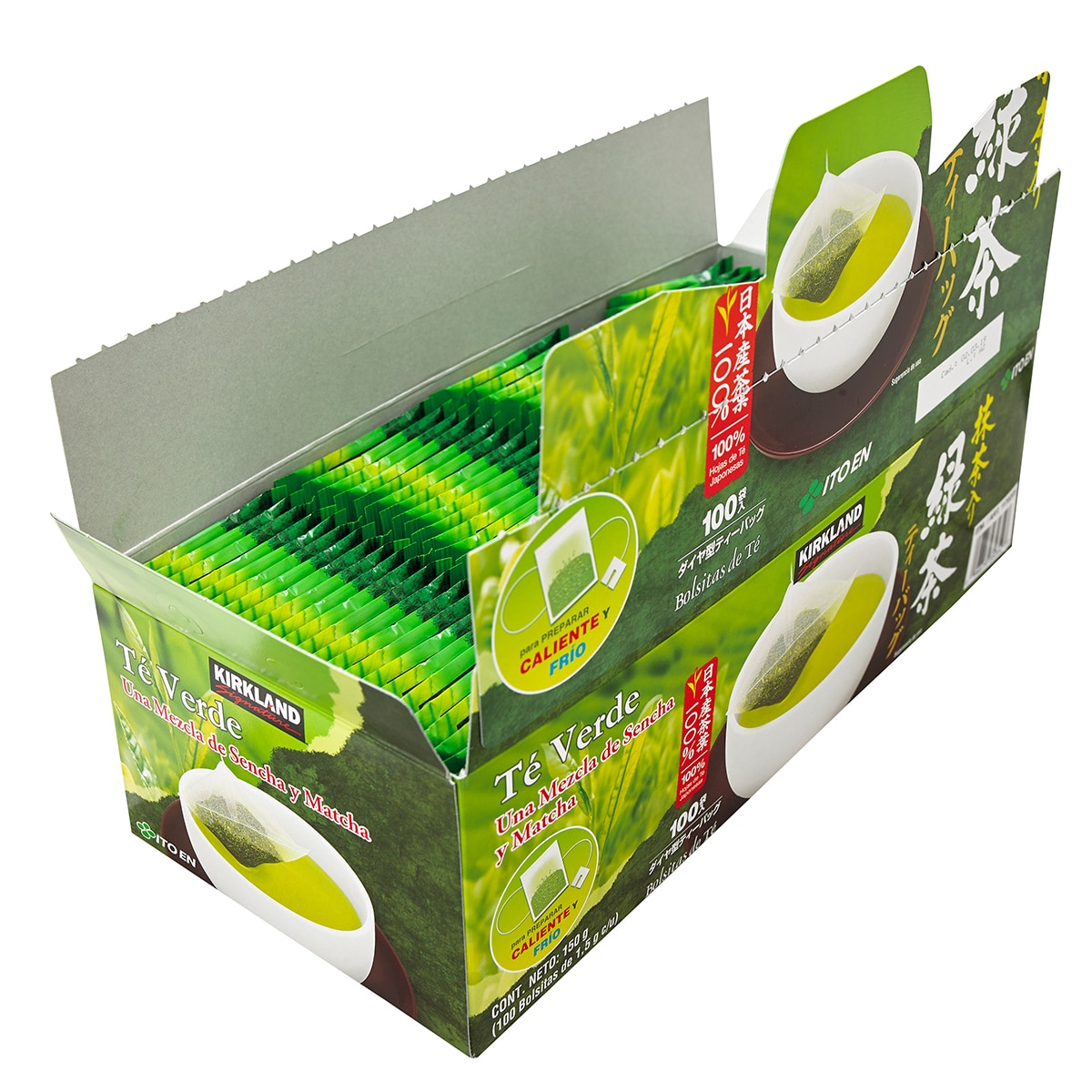 Kirkland Signature Té Verde Japonés 100 sobres
