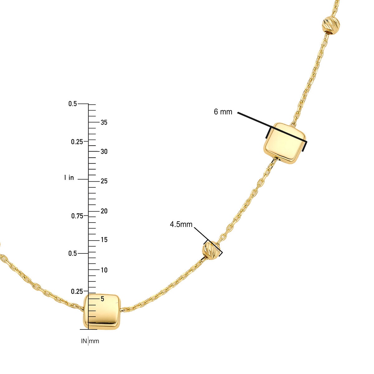 Collar, Oro Amarillo 14K