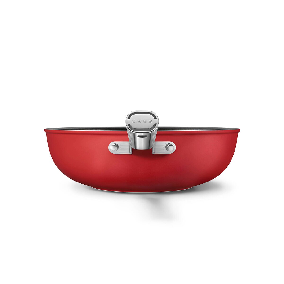 Smeg Wok 30cm rojo