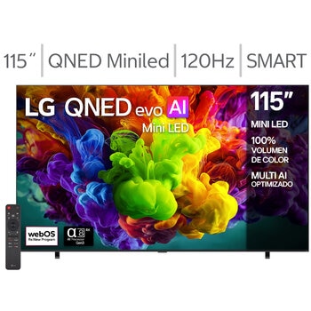 LG Pantalla 115" QNED Miniled 4K Smart TV