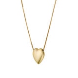 Dije de Corazon Inflado, Oro Amarillo 14K