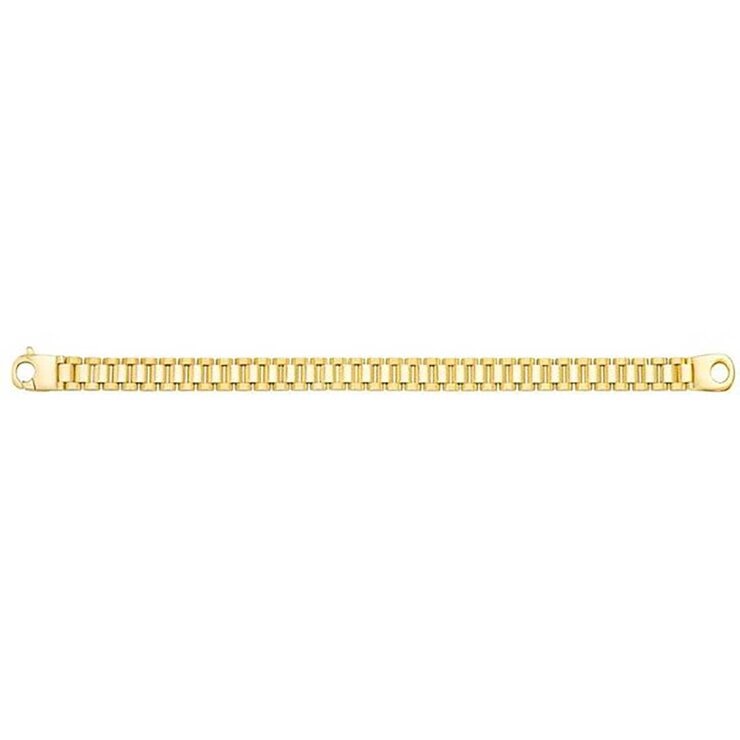 Pulsera de Eslabones, Oro Italiano de 14K