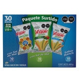 Garden Veggie Papas Surtidas 30 pzas de 28 g