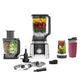 Ninja Deluxe, Sistema de Cocina 3 en 1 con Licuadora 2.6 L, Procesador de alimentos 2.1 L y 2 vasos individuales 710 ml c/u Ninja Deluxe, Sistema de Cocina 3 en 1 con Licuadora 2.6 L, Procesador de alimentos 2.1 L y 2 vasos individuales 710 ml c/u