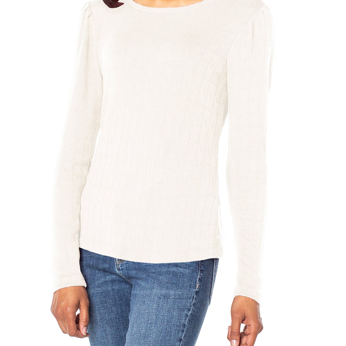 Well Worn Playera para Dama Blanco Mediana