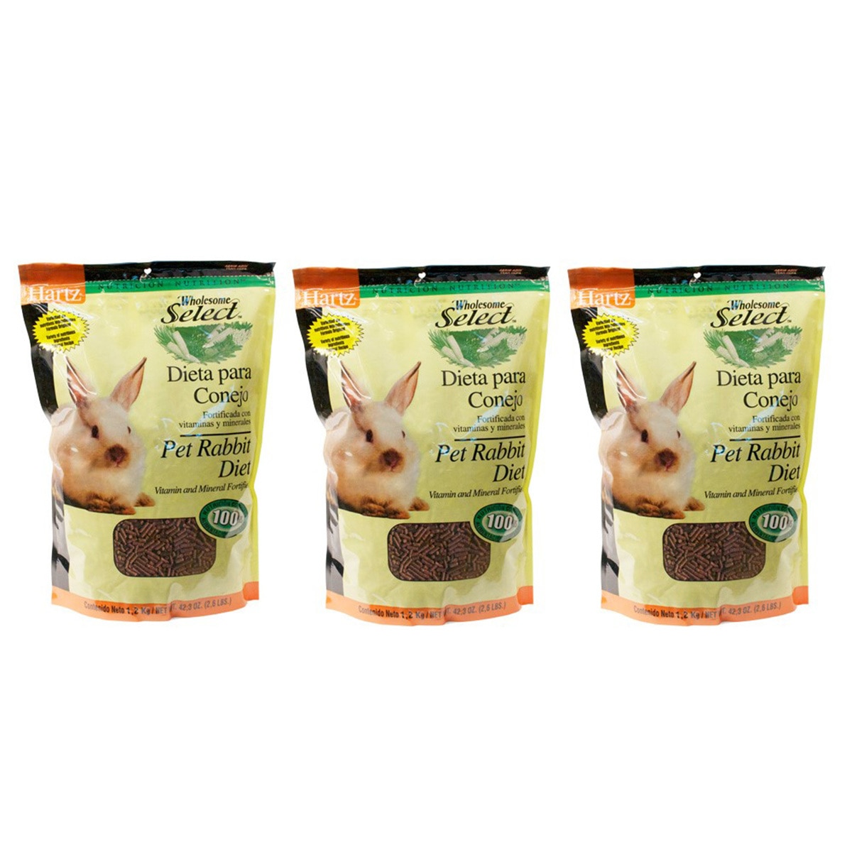 Hartz alimento para conejo 3/1.2kg