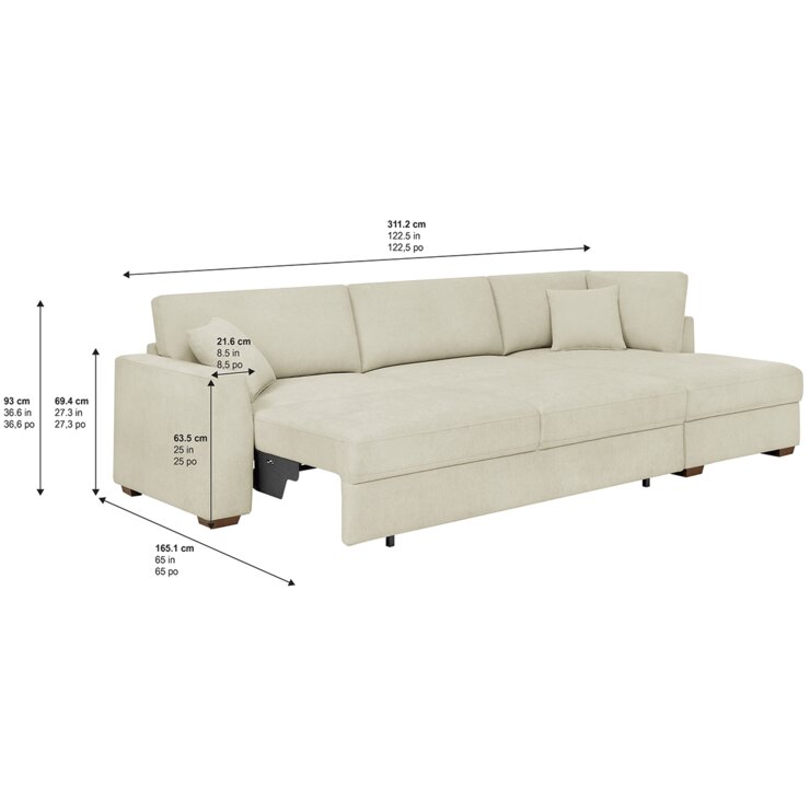 Thomasville, Seccional Convertible de 2 Piezas