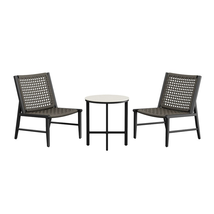 Agio, Hyde Park Set Bistro para Jardin de 3 piezas