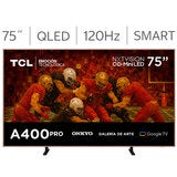 TCL Pantalla 75" QLED 4K NXTVISION Google TV 75A400 PRO TCL Pantalla 75" QLED 4K NXTVISION Google TV 75A400 PRO