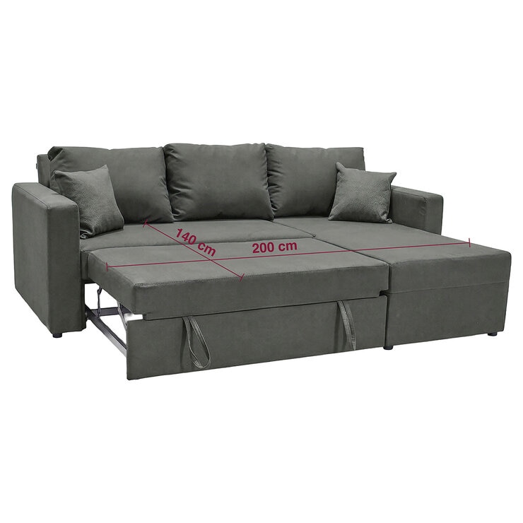 Muebles Liz, Barlow, Sofá Cama Seccional