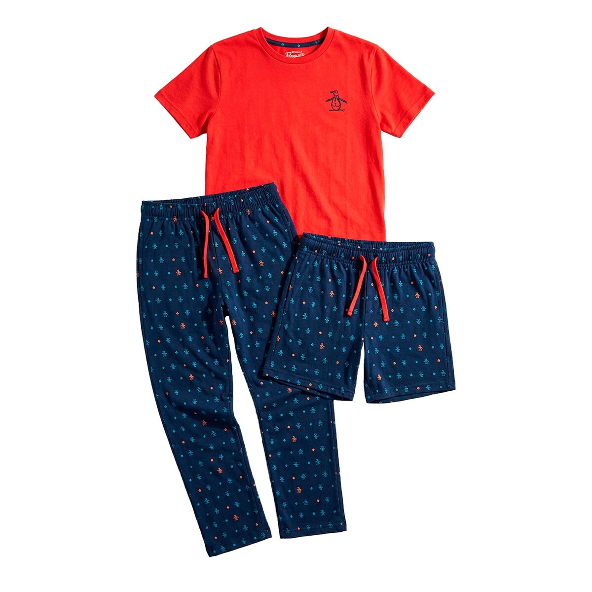 Original Penguin Pijama 3 piezas para Niños Naranja 12 / 14 Años Original Penguin Pijama 3 piezas para Niños Naranja 12 / 14 Años