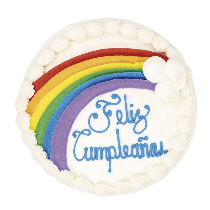 Kirkland Signature Pastel con Decoración de Arcoiris