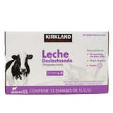 Kirkland Signature leche deslactosada 12 de 1L