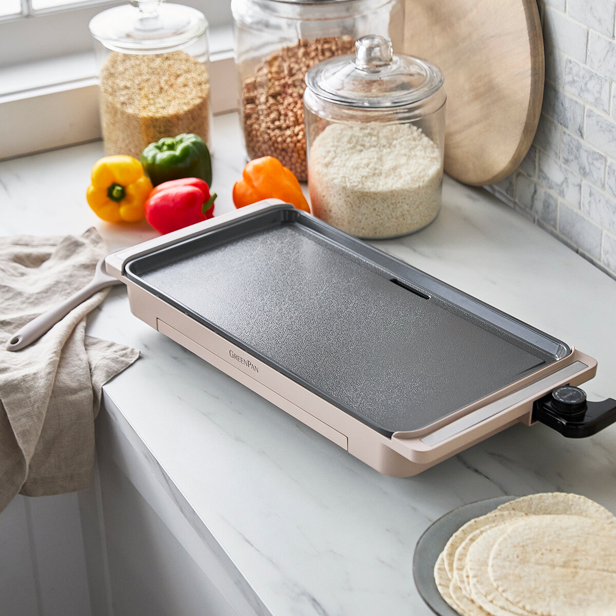 GreenPan Plancha Eléctrica con Cerámica Antiadherente GreenPan Plancha Eléctrica con Cerámica Antiadherente