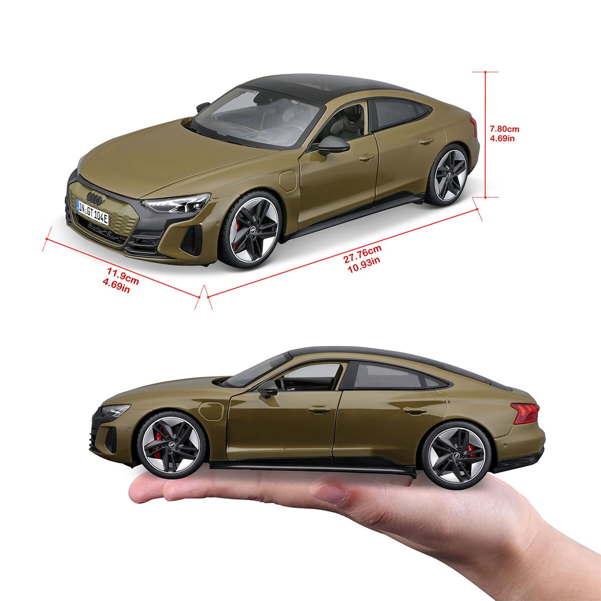 Maisto Autos de Colección Escala 1:18 - Audi RS Verde