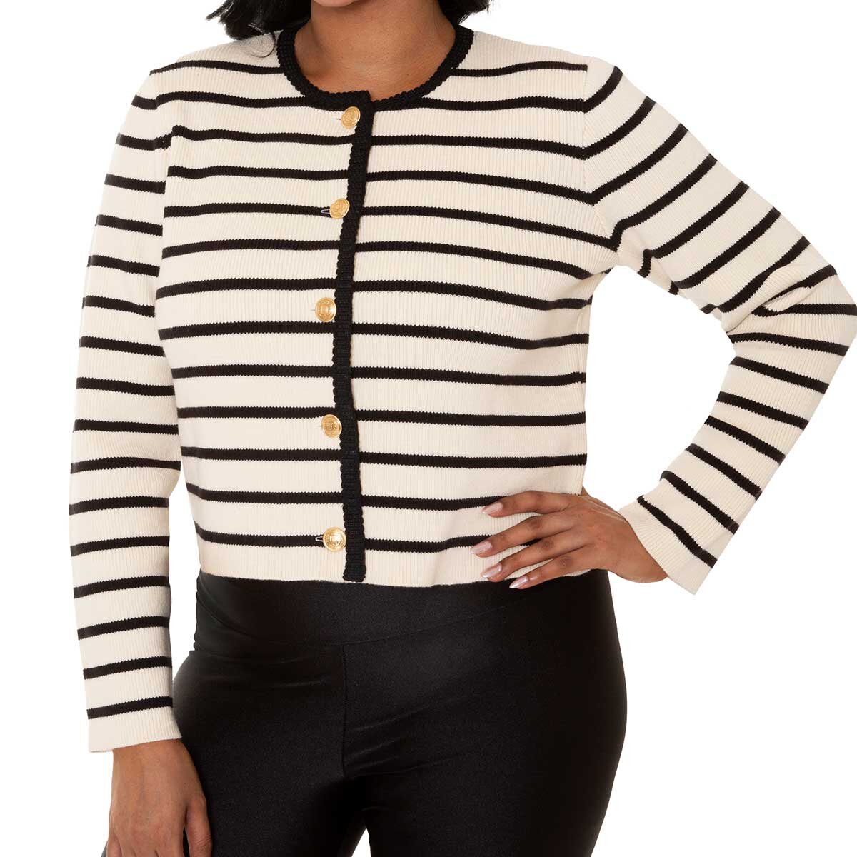 Mario Serrani Italy Suéter para Dama Blanco Mediana