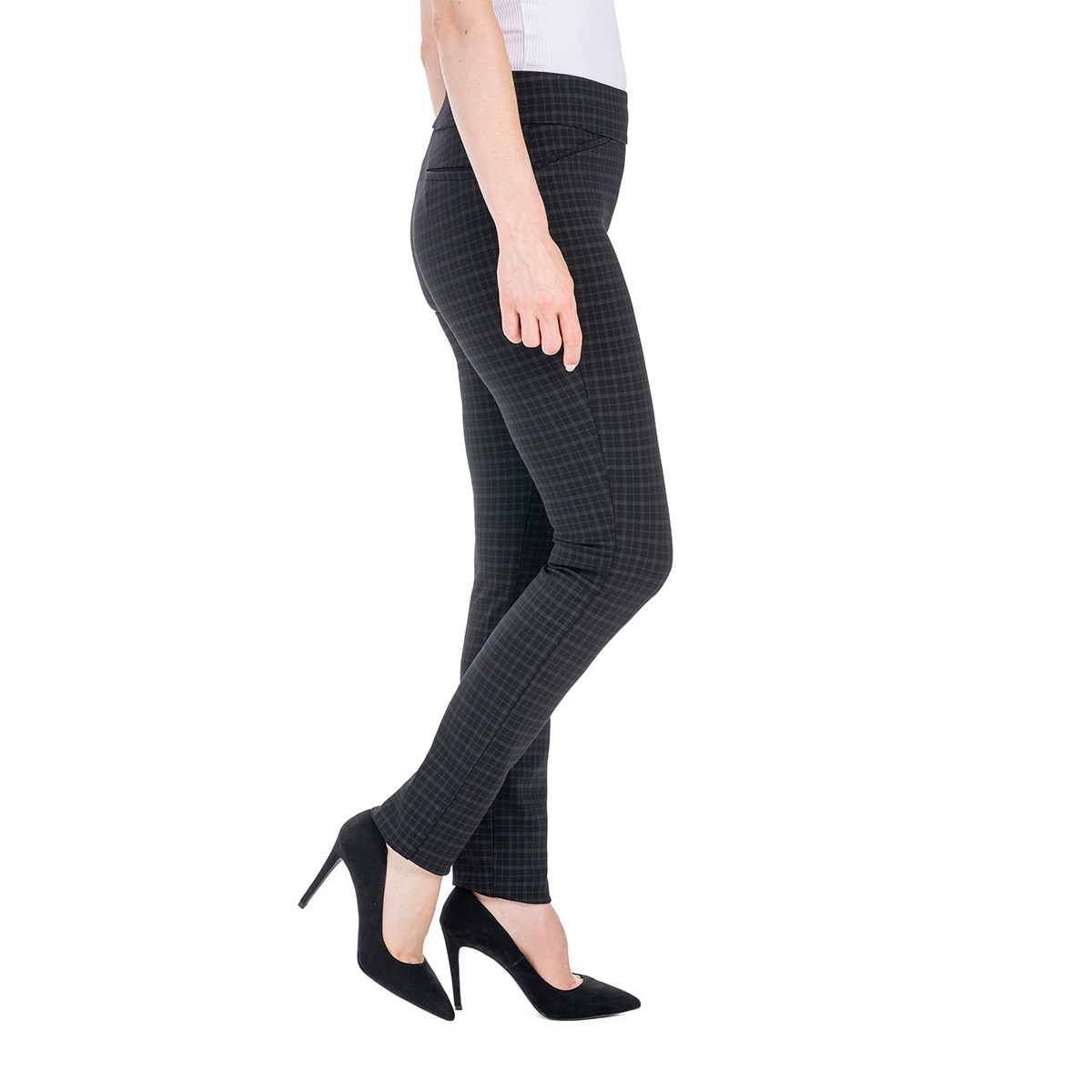Dalia, Pantalón con Cintura Elástica para Dama, Negro, Extra Grande