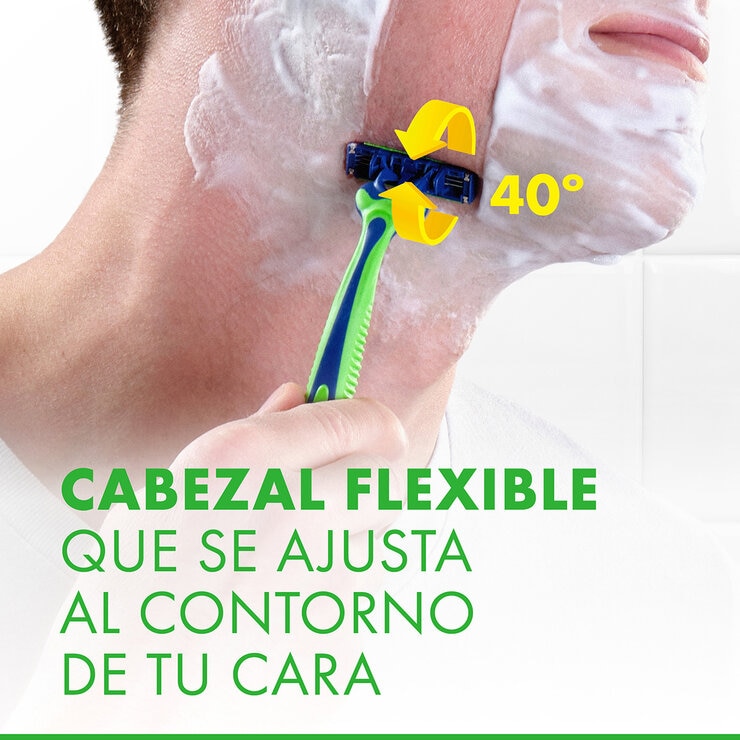 Gillette Prestobarba 3 Rastrillos desechables Sensitive 16 pzas