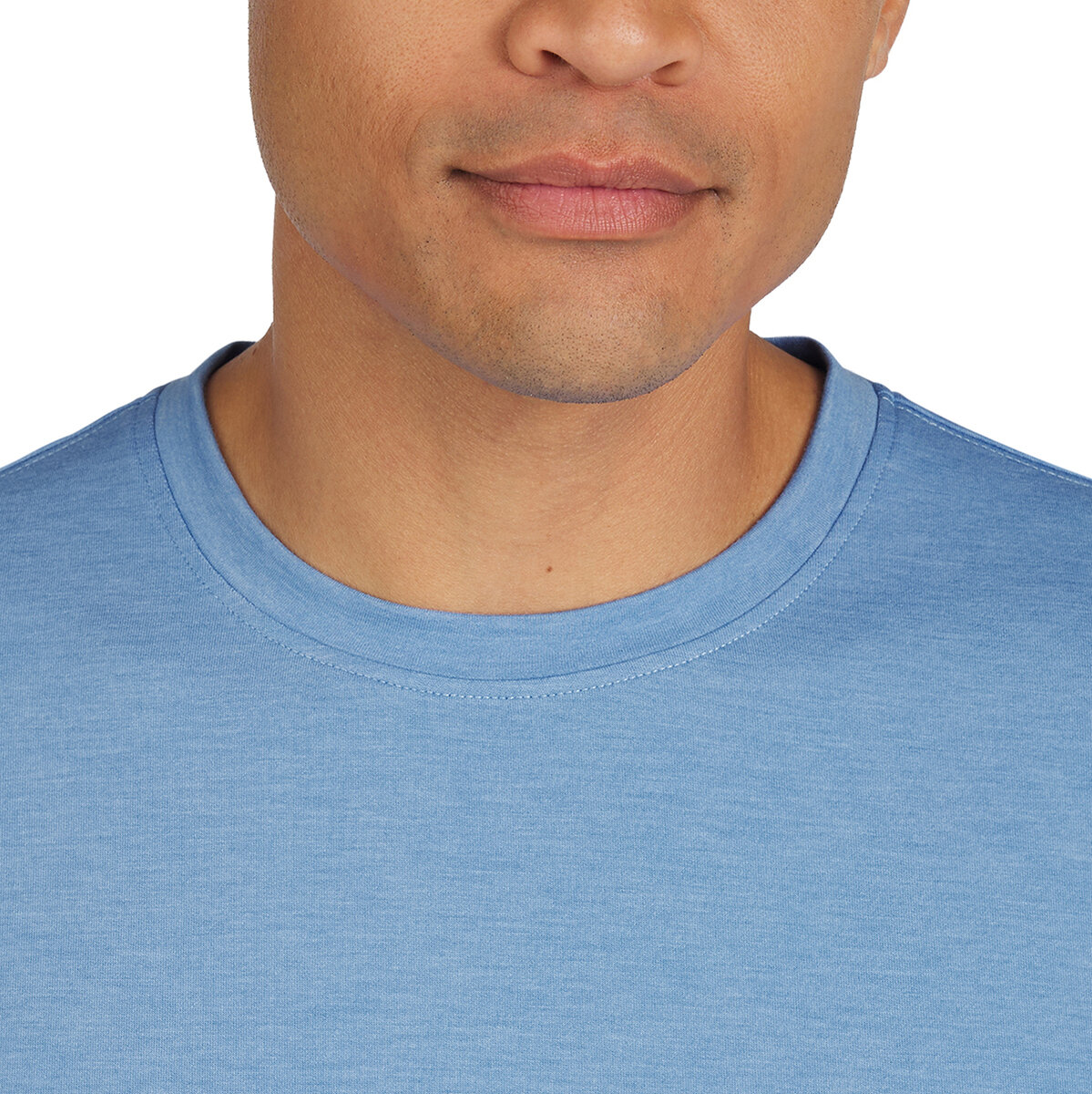 Lands’ End Playera para Caballero Azul Grande