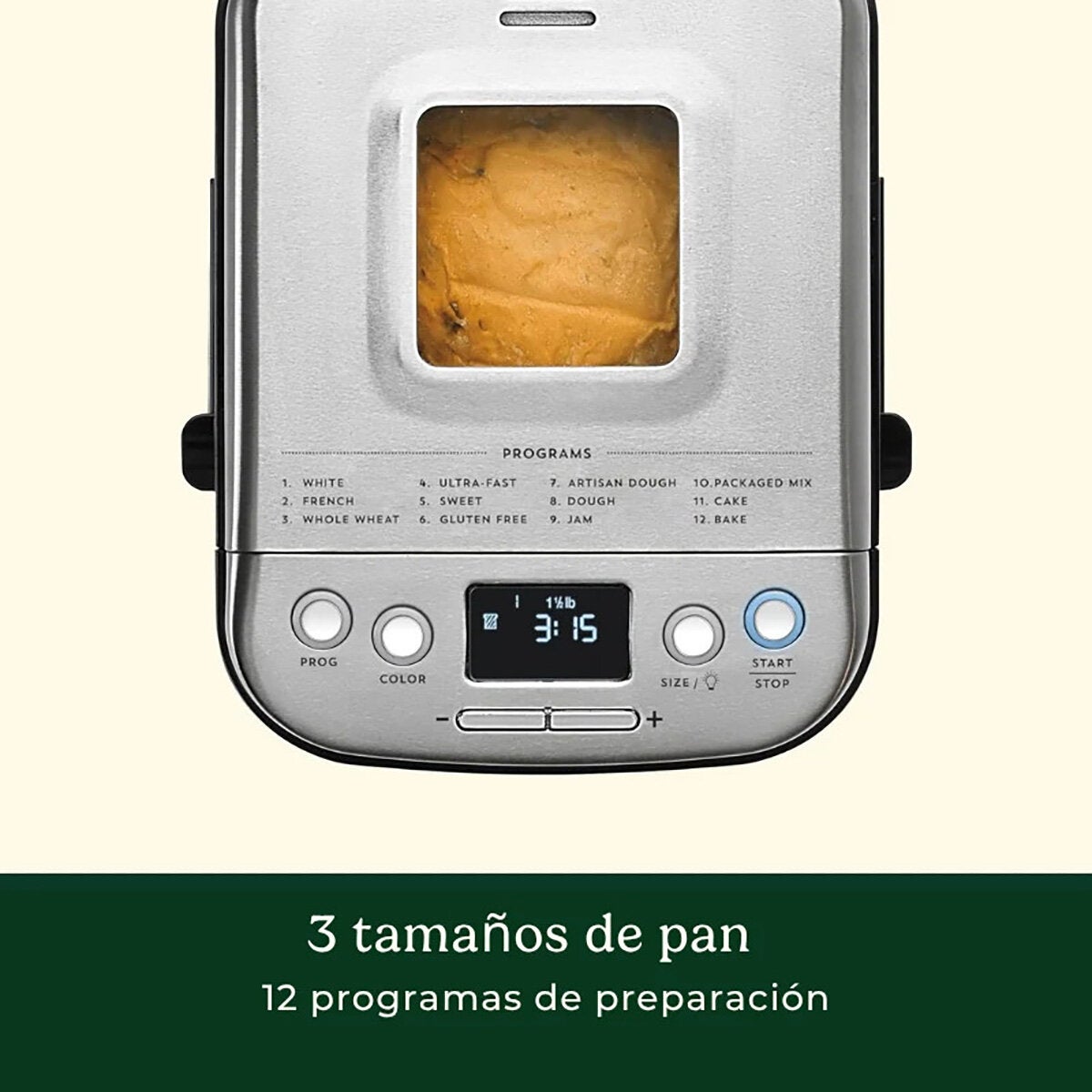 Cuisinart, Máquina para pan compacta