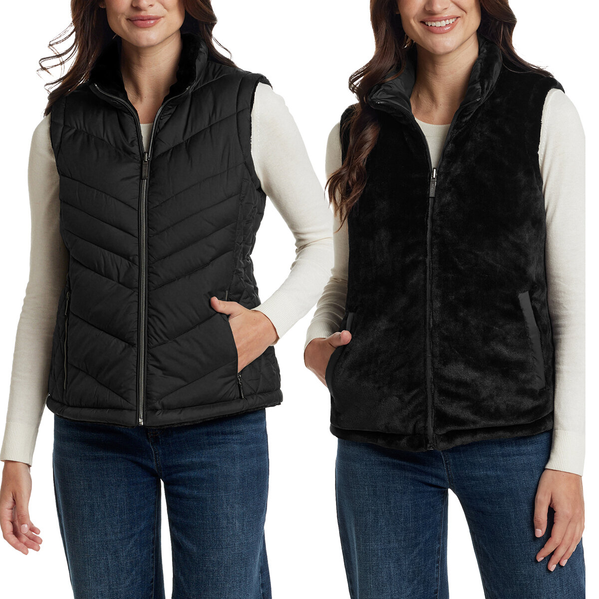 Weatherproof Chaleco Reversible para Dama Varias Tallas y Colores Weatherproof Chaleco Reversible para Dama Varias Tallas y Colores