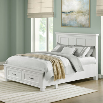 Universal Broadmoore, Rose, Cama Queen Size con Almacenamiento