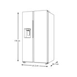 Samsung Refrigerador 27' Side by Side