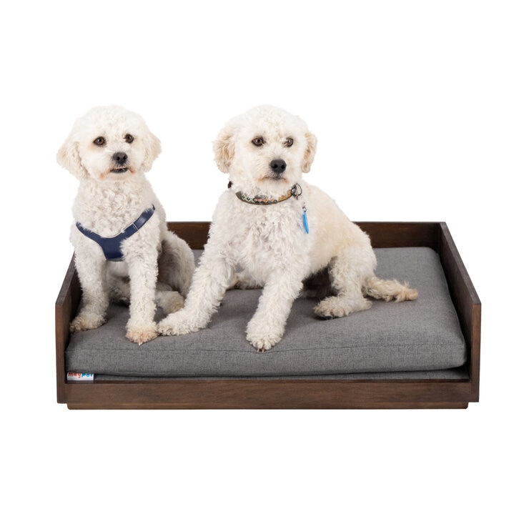 Maypet, Cama de Madera Tamaño Mediano para Perro