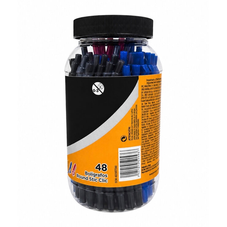 BIC Bolígrafo Retráctil 48 Pzs BIC Bolígrafo Retráctil 48 Pzs