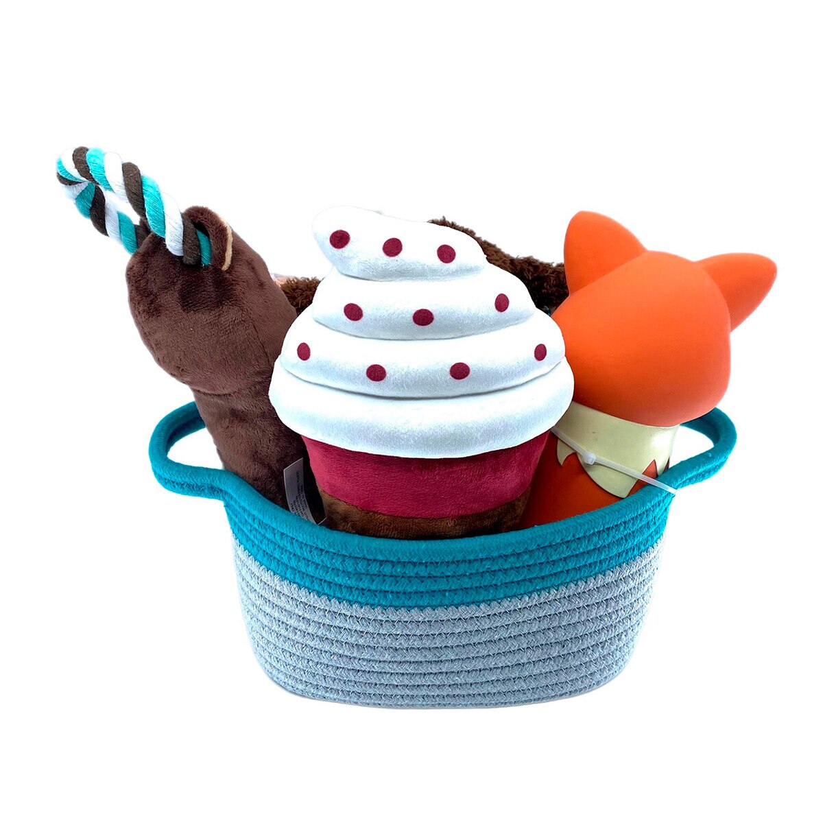 Think Dog Canasta de Juguetes para Perro 9 pzas Costco