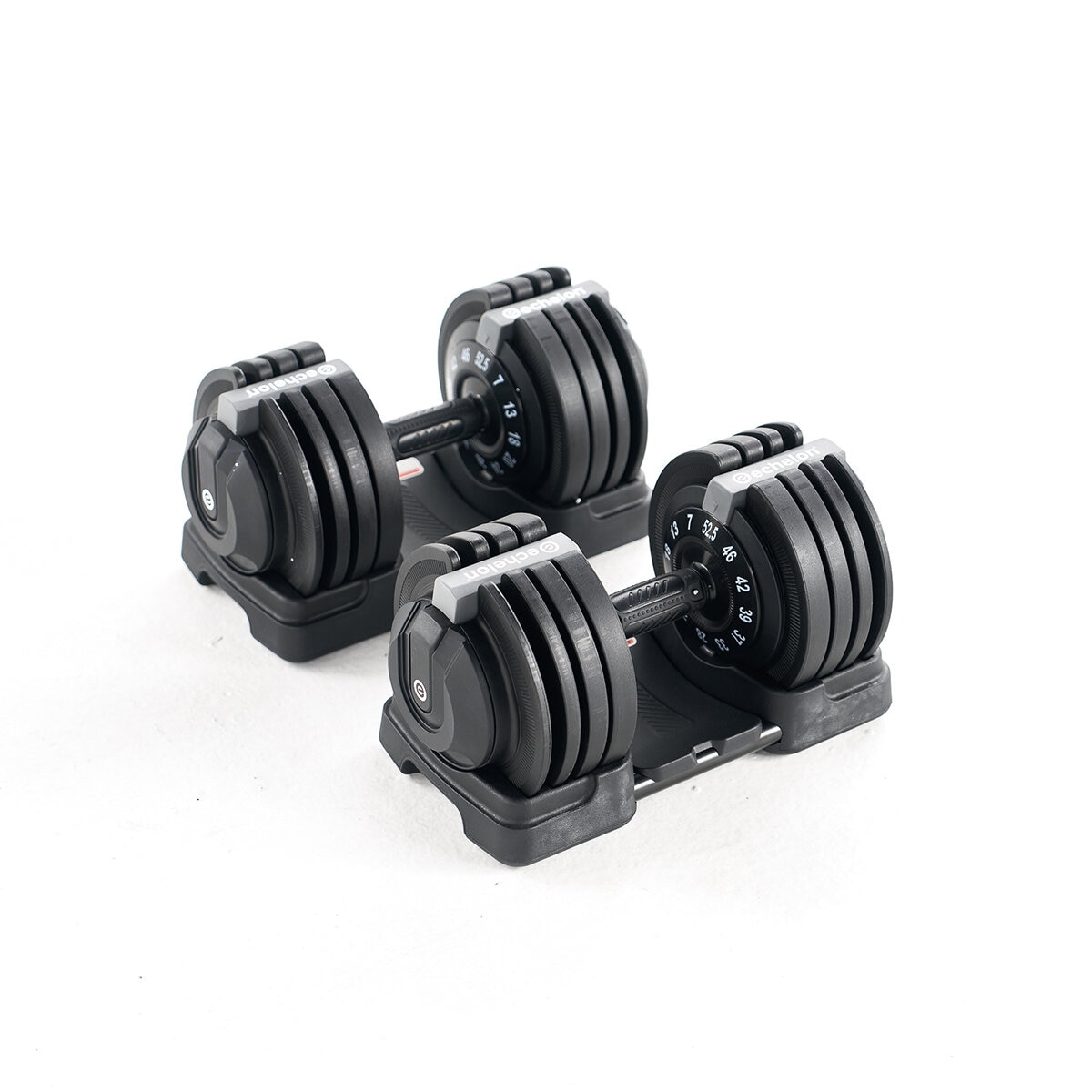 Echelon Set de Mancuernas de Peso Ajustable con Soporte
