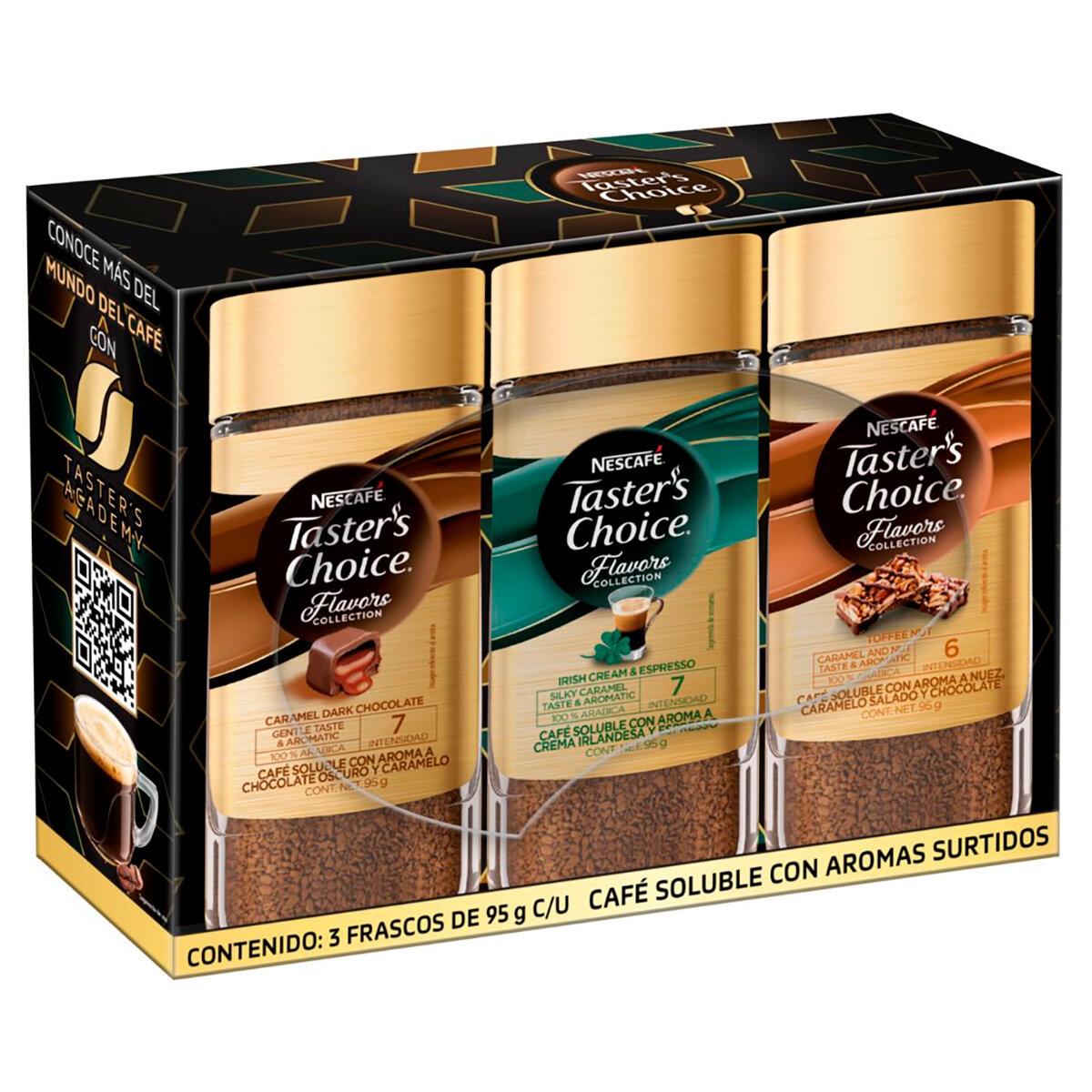 Taster's Choice Café Soluble Flavors Collection 3 pzas de 95 g