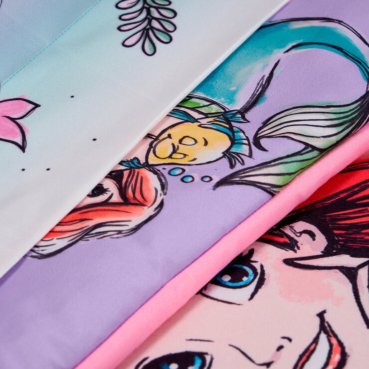 Providencia Juego de Edredón Individual de 5 piezas, La Sirenita