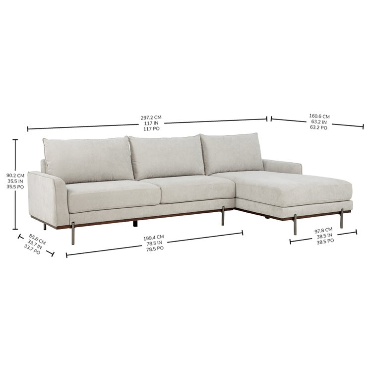 Primo, Myla, Sofá Seccional con Chaise