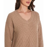 Frye Suéter para Dama Café Mediana